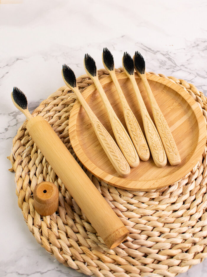 Engraved Bamboo Toothbrushes