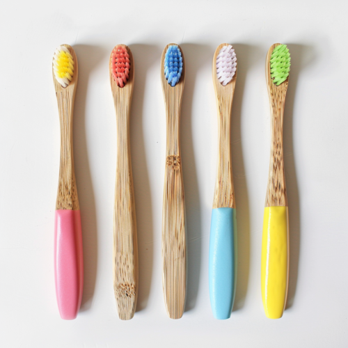 cute little bamboo toothbrush